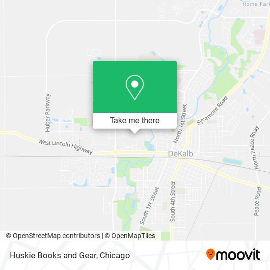 Mapa de Huskie Books and Gear