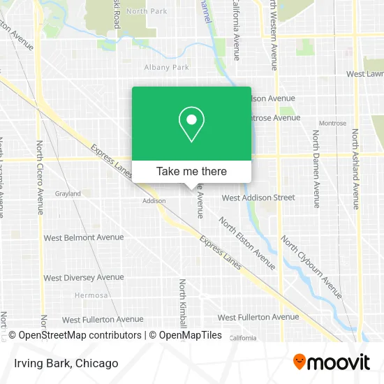 Irving Bark map