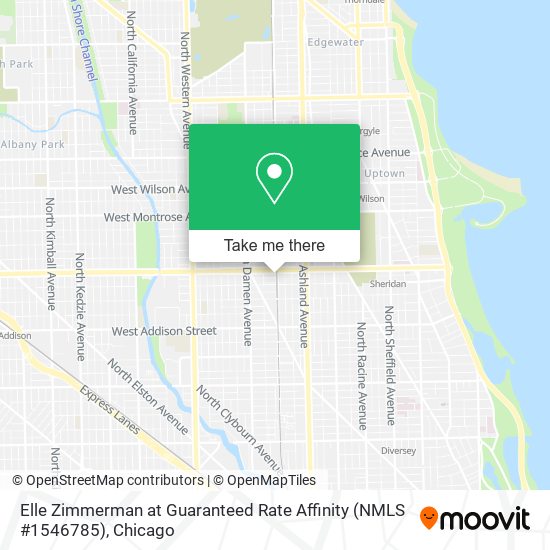 Elle Zimmerman at Guaranteed Rate Affinity (NMLS #1546785) map