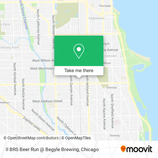 Il BRS Beer Run @ Begyle Brewing map