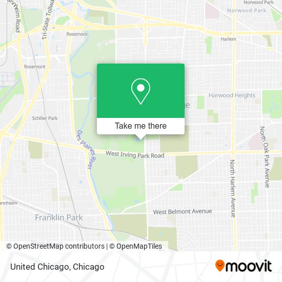 United Chicago map