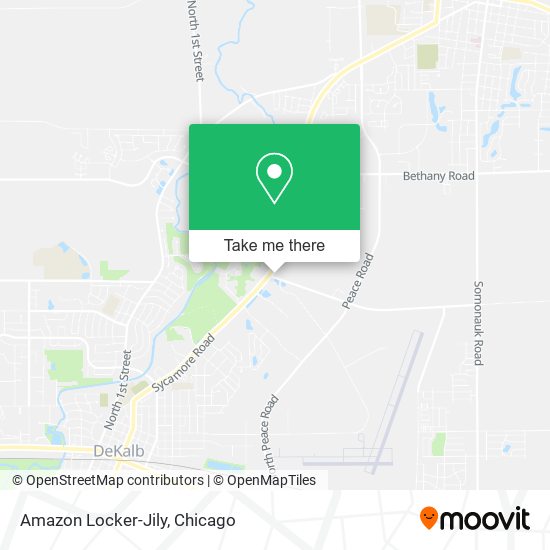 Amazon Locker-Jily map