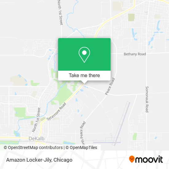 Mapa de Amazon Locker-Jily