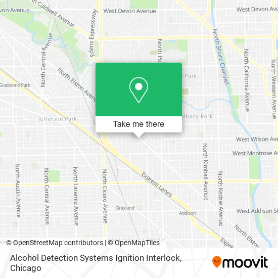 Alcohol Detection Systems Ignition Interlock map