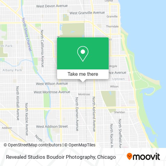 Revealed Studios Boudoir Photography map