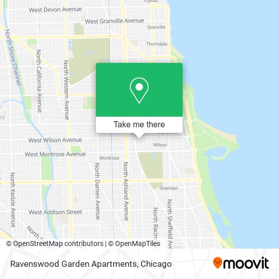 Mapa de Ravenswood Garden Apartments