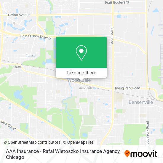 AAA Insurance - Rafal Wietoszko Insurance Agency map