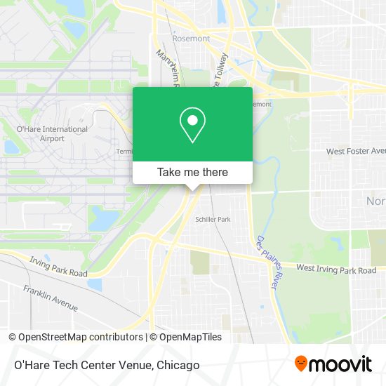 O'Hare Tech Center Venue map