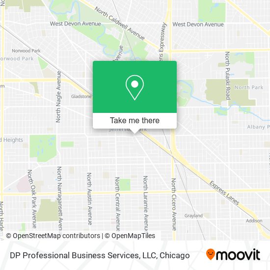 DP Professional Business Services, LLC map