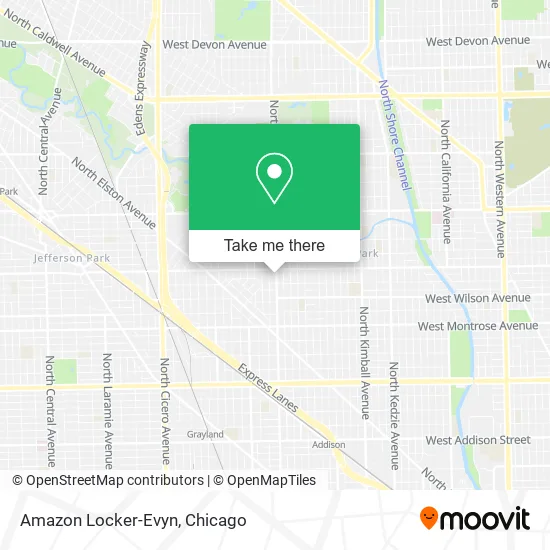 Amazon Locker-Evyn map