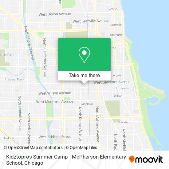 Mapa de Kidztopros Summer Camp - McPherson Elementary School