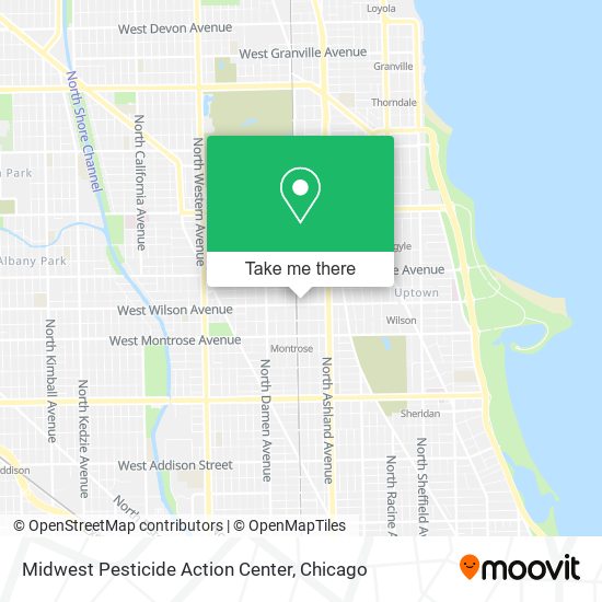 Midwest Pesticide Action Center map