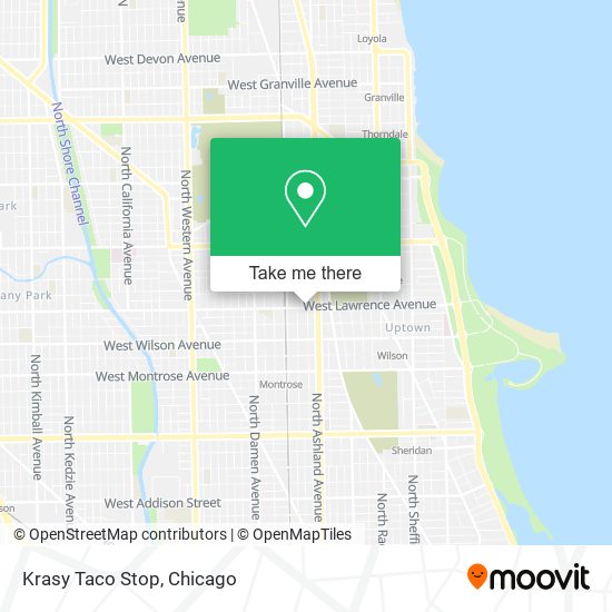 Krasy Taco Stop map