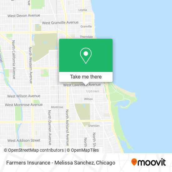 Farmers Insurance - Melissa Sanchez map