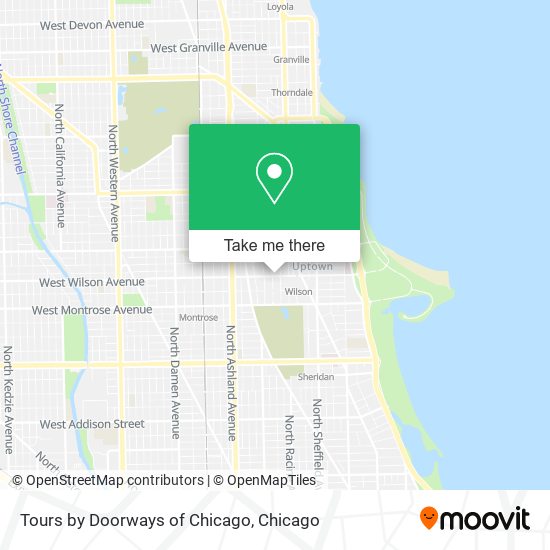 Mapa de Tours by Doorways of Chicago