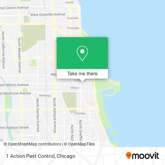 1 Action Pest Control map