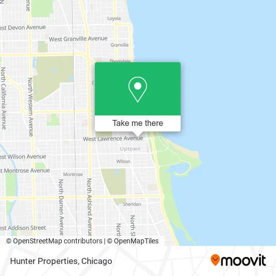 Hunter Properties map