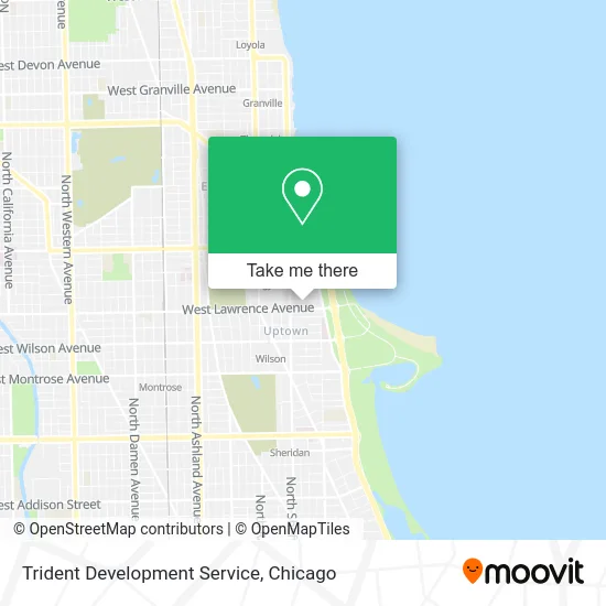 Trident Development Service map