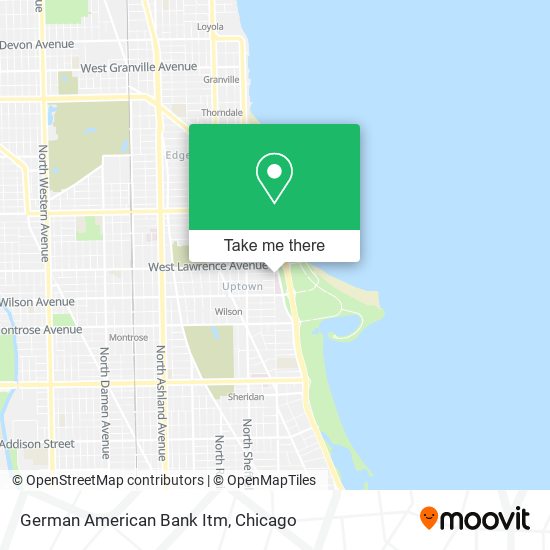 German American Bank Itm map
