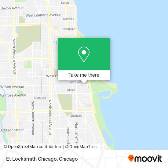 Et Locksmith Chicago map