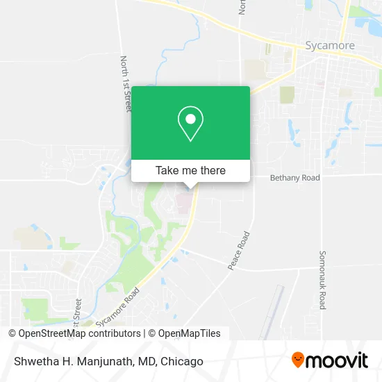 Shwetha H. Manjunath, MD map