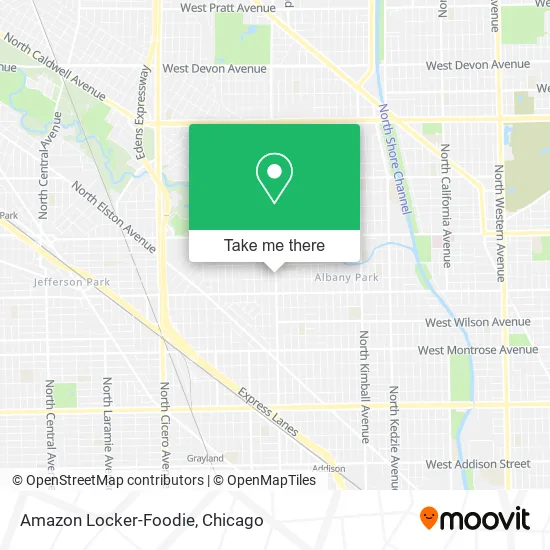Amazon Locker-Foodie map