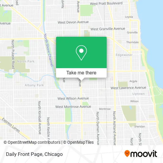 Daily Front Page map