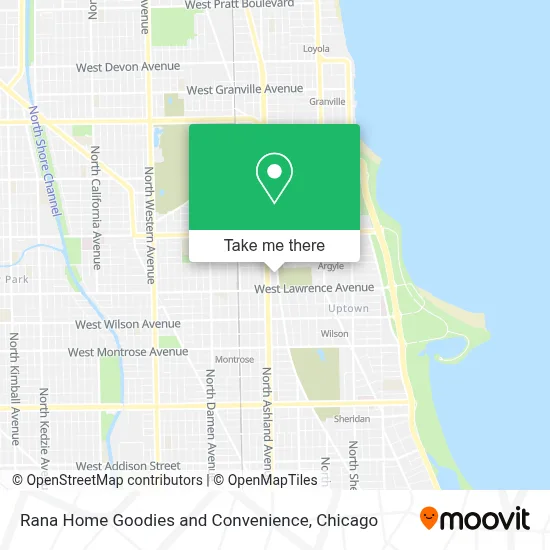 Rana Home Goodies and Convenience map