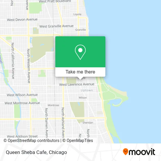 Queen Sheba Cafe map