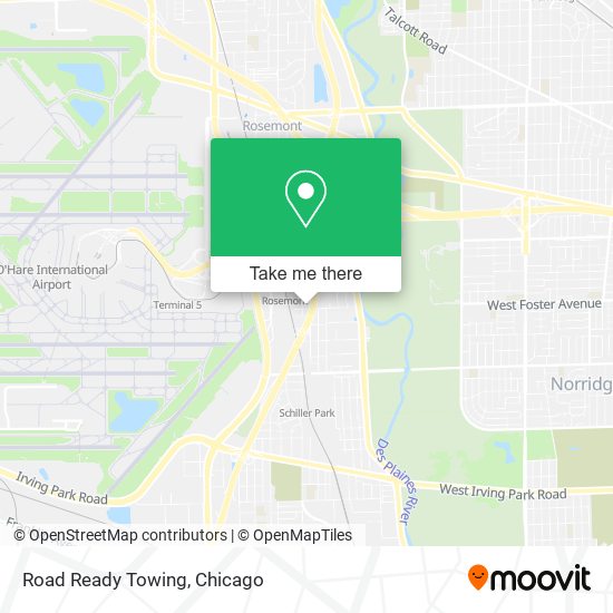 Road Ready Towing map