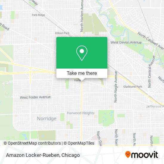 Amazon Locker-Rueben map