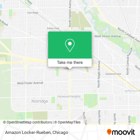 Amazon Locker-Rueben map
