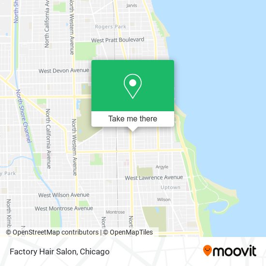 Mapa de Factory Hair Salon