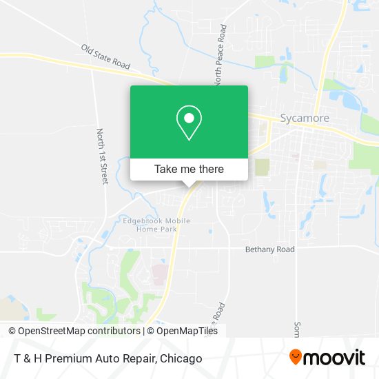 T & H Premium Auto Repair map