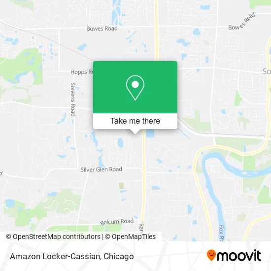 Mapa de Amazon Locker-Cassian