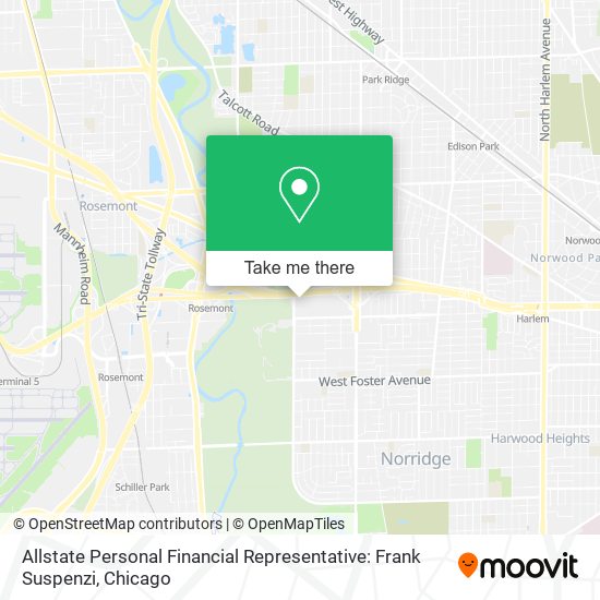 Allstate Personal Financial Representative: Frank Suspenzi map