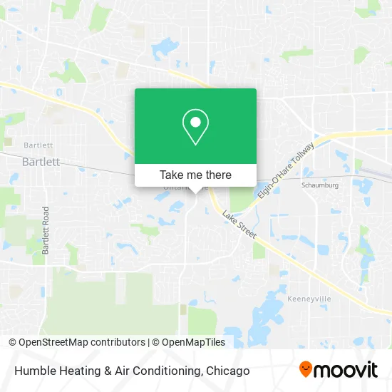 Humble Heating & Air Conditioning map