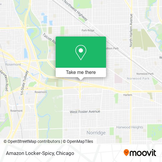 Amazon Locker-Spicy map