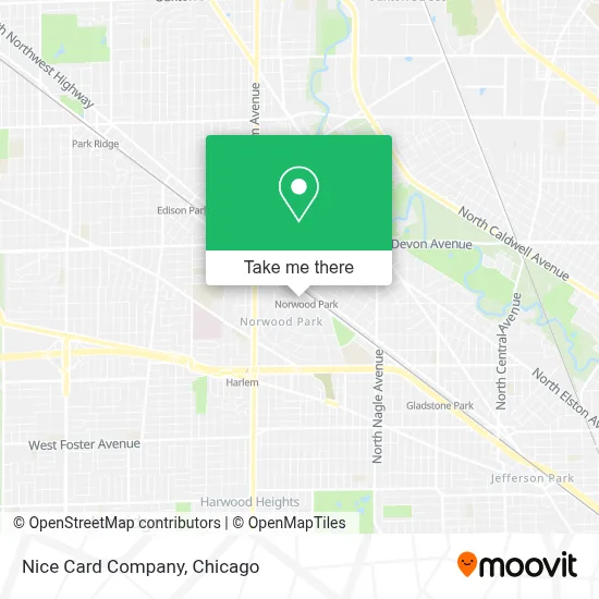 Nice Card Company map