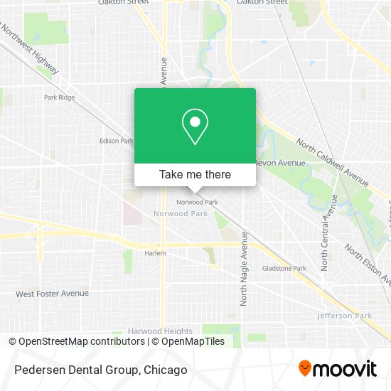 Pedersen Dental Group map