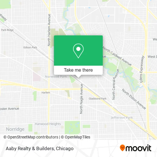Aaby Realty & Builders map