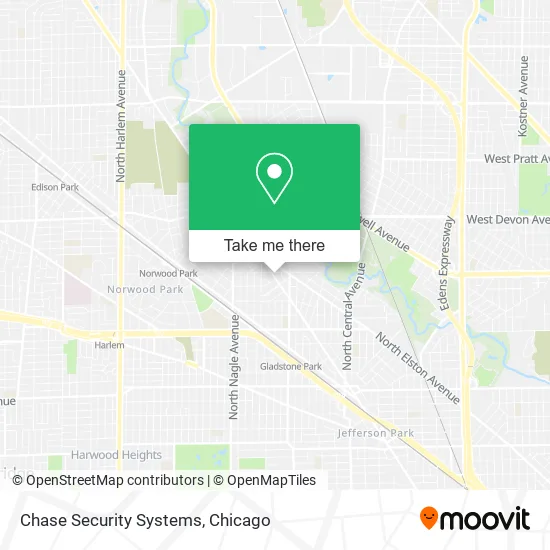 Chase Security Systems map