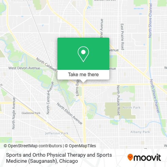 Sports and Ortho Physical Therapy and Sports Medicine (Sauganash) map