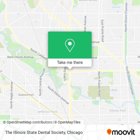 Mapa de The Illinois State Dental Society