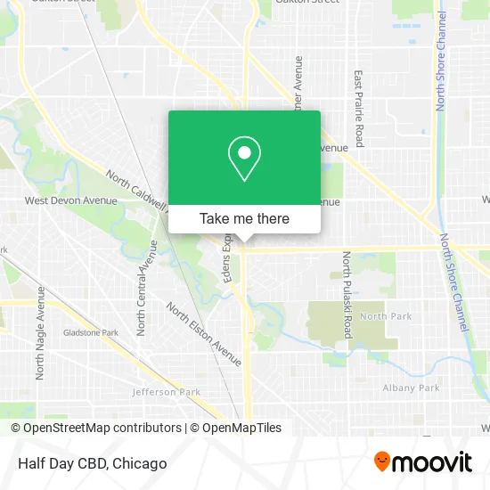 Half Day CBD map