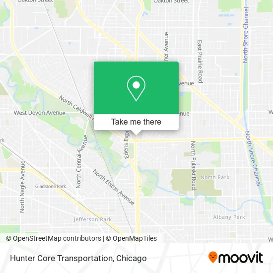 Mapa de Hunter Core Transportation