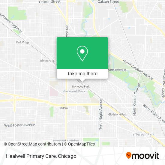 Healwell Primary Care map