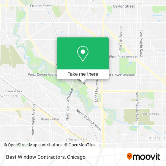 Best Window Contractors map