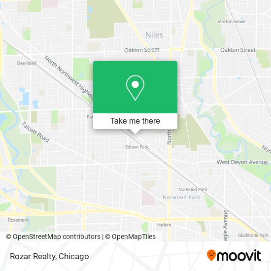 Rozar Realty map