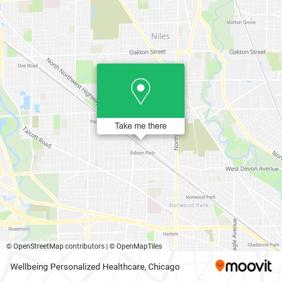 Wellbeing Personalized Healthcare map